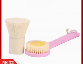尼龍波紋毛洗澡刷毛，柔軟舒適溫和安全[明旺]